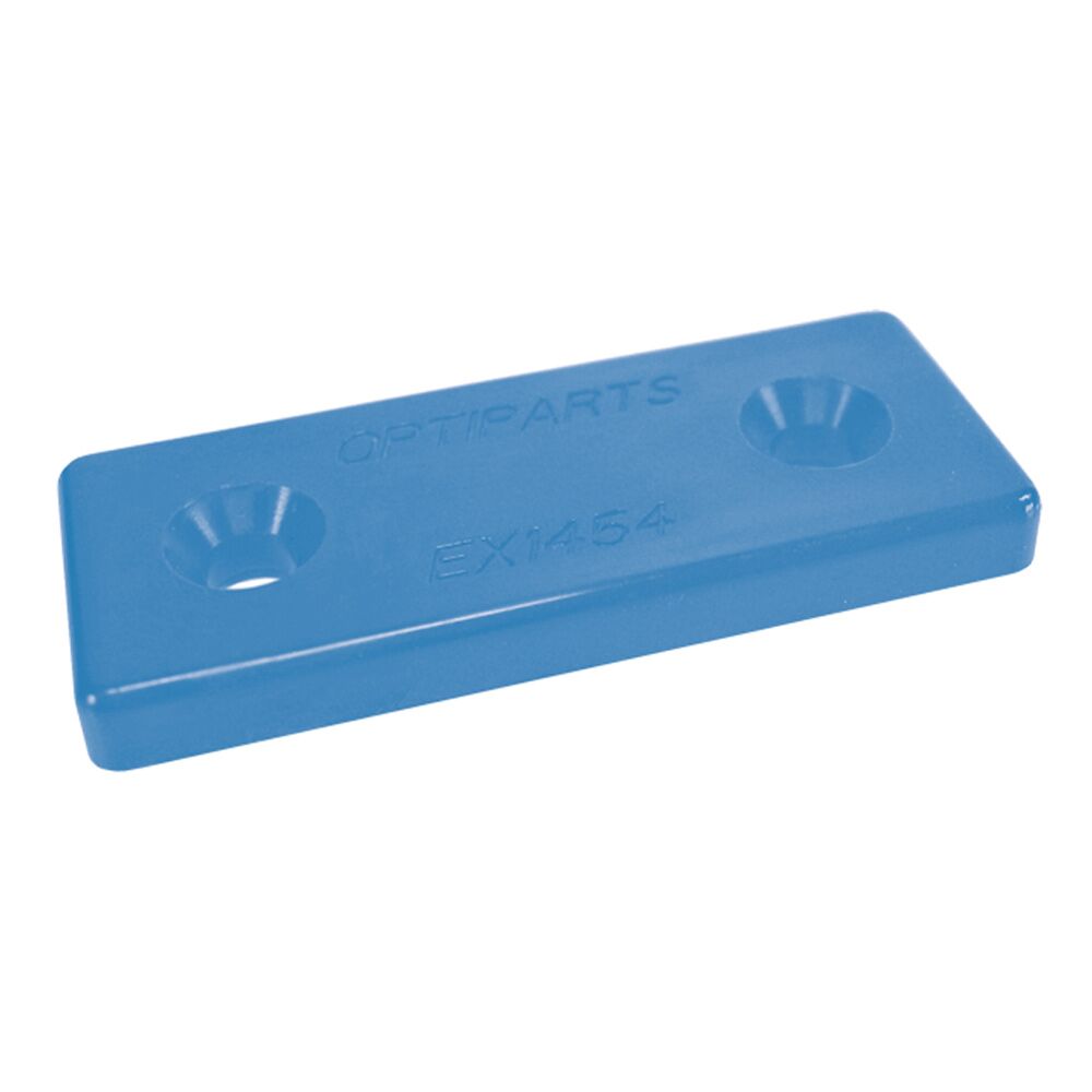 OPTIPARTS EX14533 Montageplatte Nylon, blau