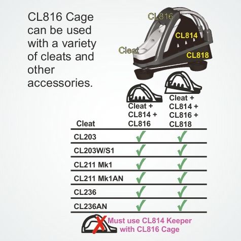 CLAMCLEAT CL816 Performance Bügel CAGE für CL211/CL814