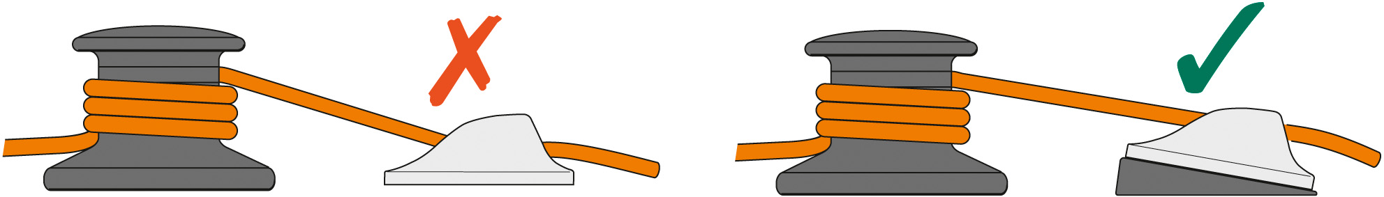 CLAMCLEAT CL803 Unterlegkeil für CL209