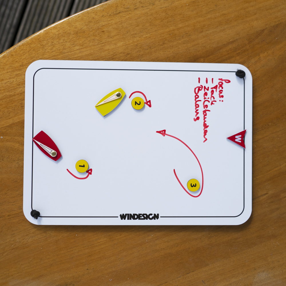 WINDESIGN EX2654 Magnetisches Whiteboard, 35 x 25 cm