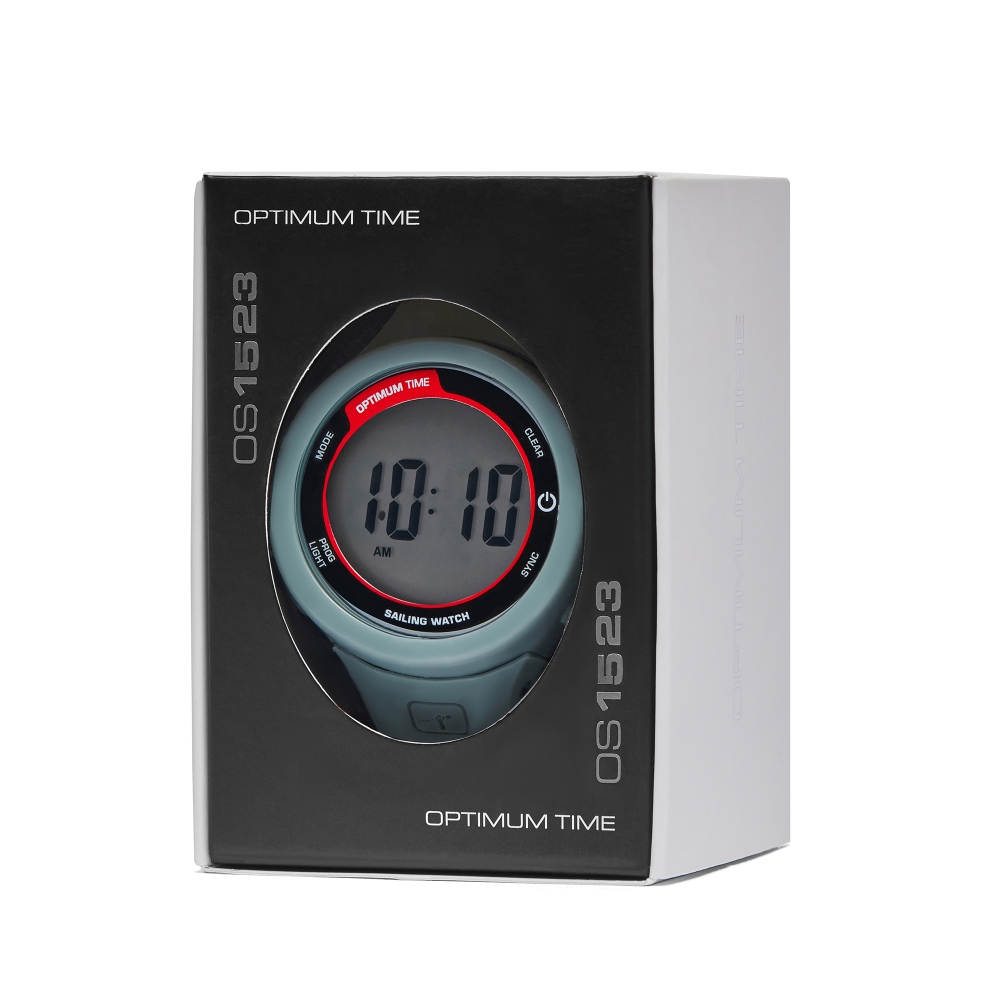 OPTIMUM TIME Regattauhr Serie OS15 OS1523, grau