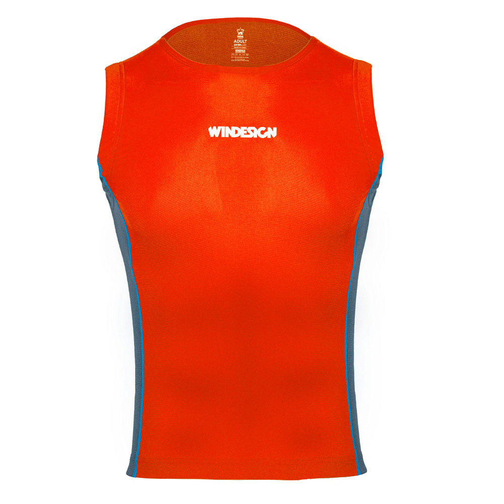 WINDESIGN 2532O Rash Tanktop, orange, Einheitsgröße Erwachsene, one size fits all