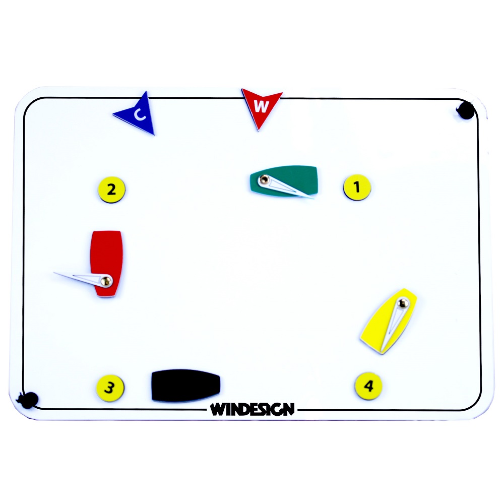 WINDESIGN EX2654 Magnetisches Whiteboard, 35 x 25 cm