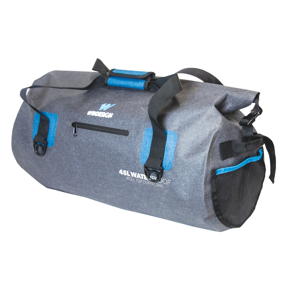 WINDESIGN EX2628 Reise-Seesack, 45Liter, wasserdichtes 600D Polyester, Rollverschluss