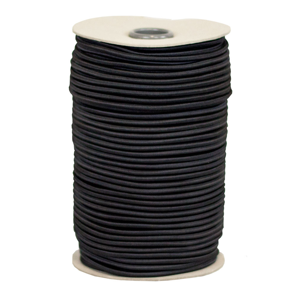 OPTIPARTS EX7525 Shockcord Gummileine, 5 mm, schwarz, METERWARE