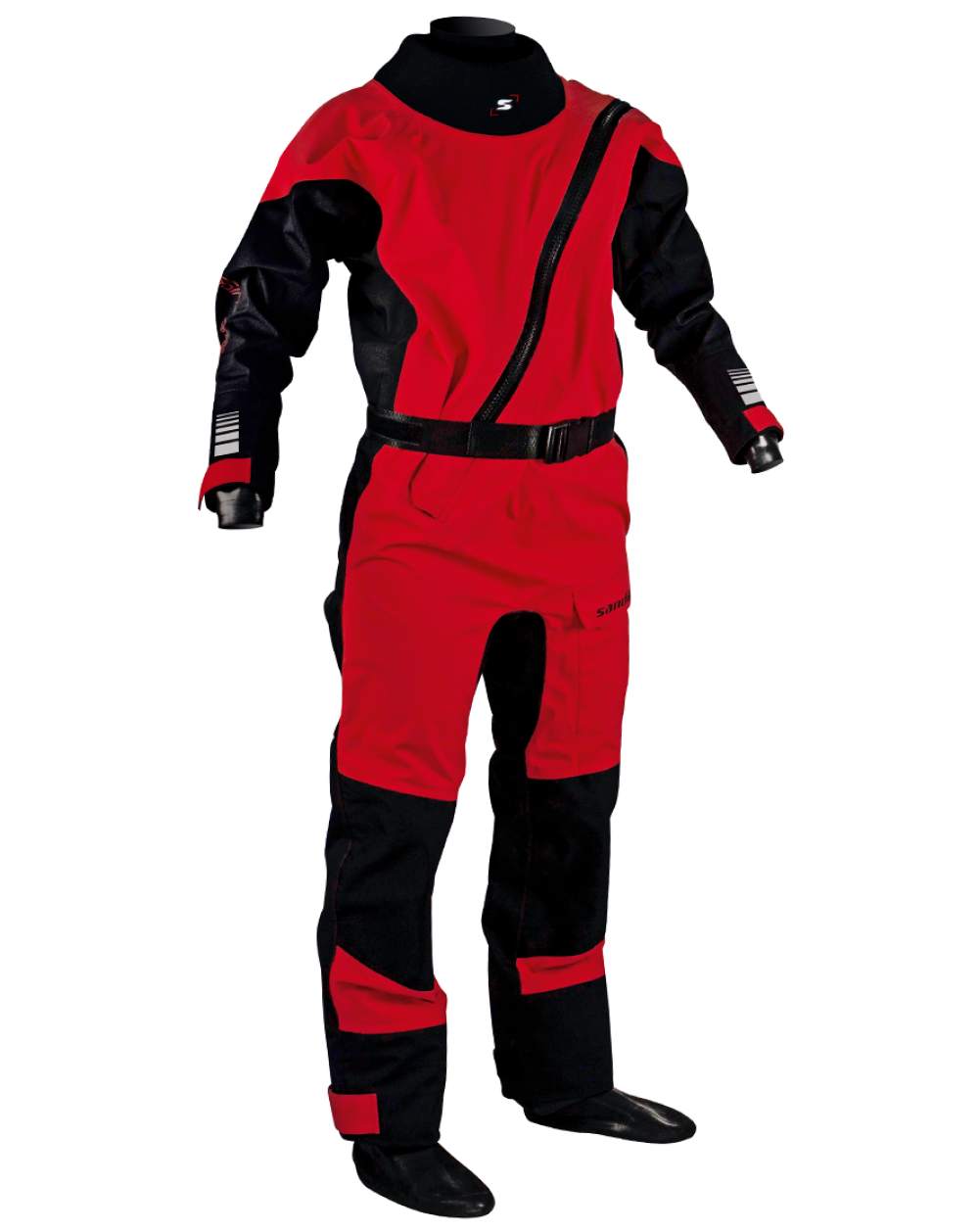 SANDILINE Dry Suit Rising Star schwarz/rot - L Kinder