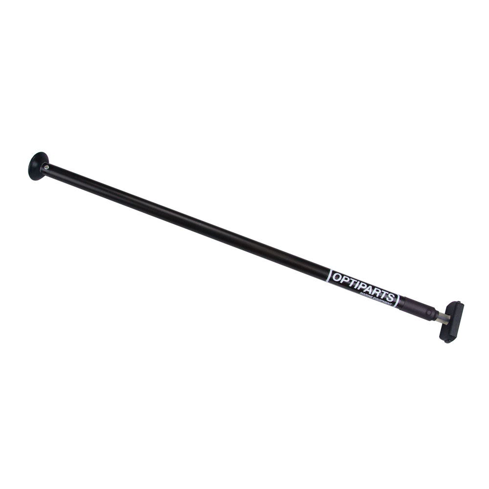 OPTIPARTS EX1139 Optimist Pinnenausleger Ø16mm , 60cm, schwarz eloxiert, Stopperknopf