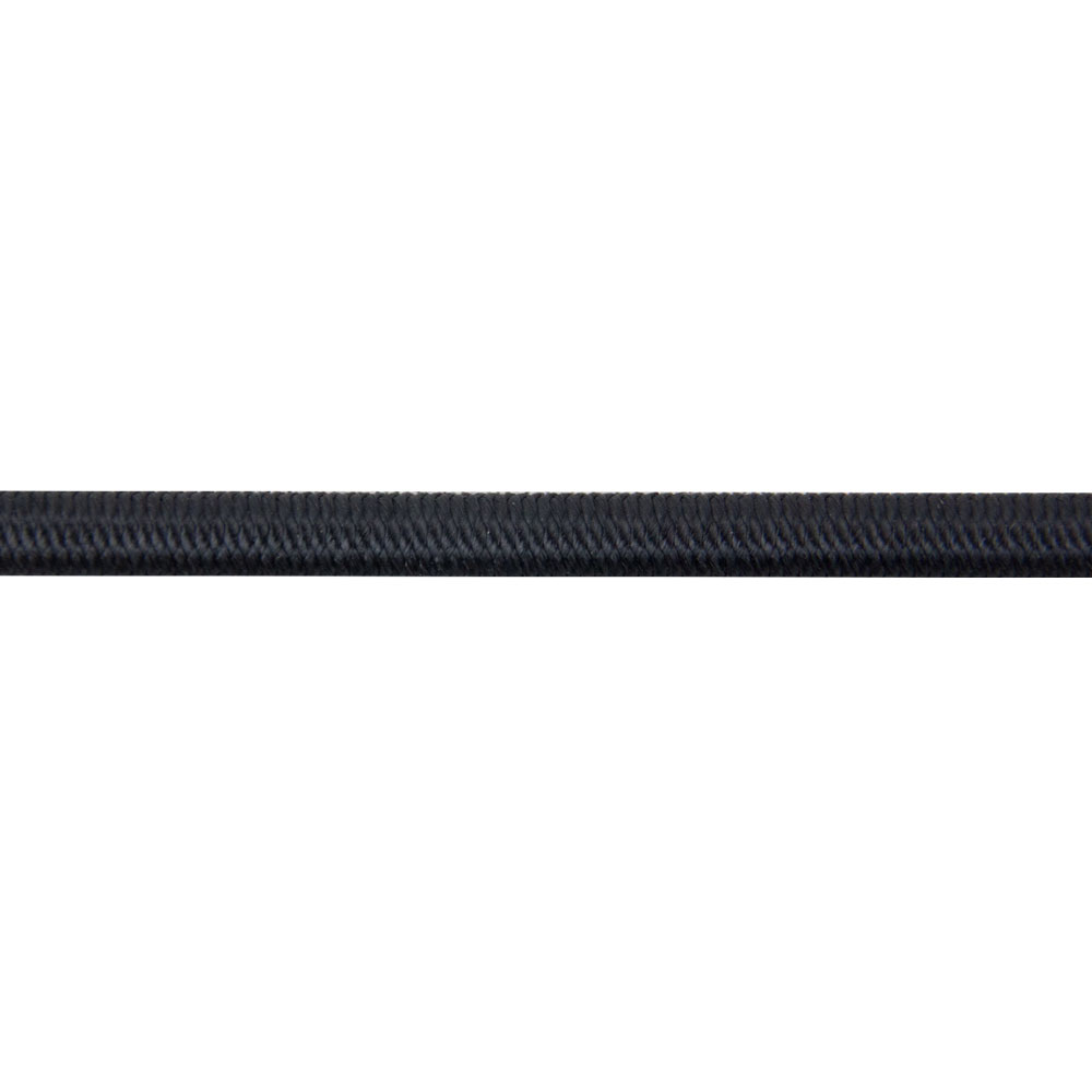 OPTIPARTS EX7524 Shockcord Gummileine, 4 mm, schwarz, METERWARE