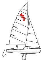 BOOTSPUNKT Segel Regatta für 420er