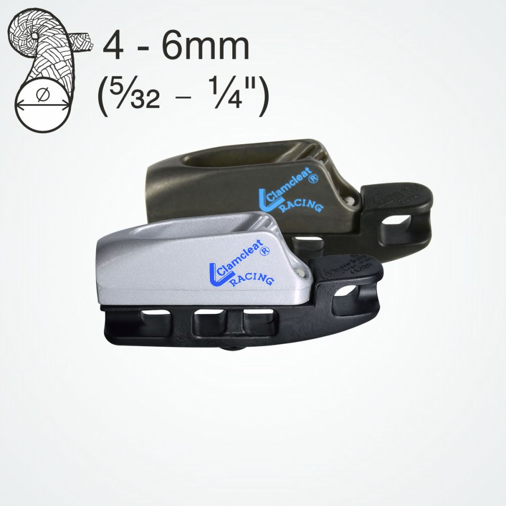 CLAMCLEAT CL826-11AN AEROCLEAT CL211-II eloxiert Tau 4-6mm