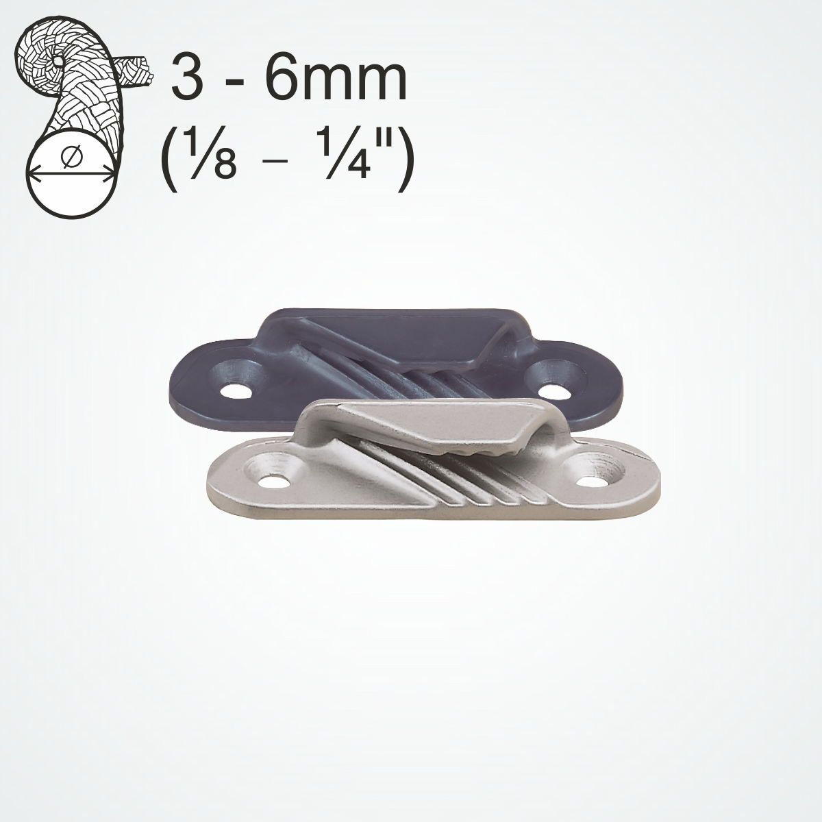 CLAMCLEAT CL259 RACING FINE LINE Liektauklemme Tau 3-6mm