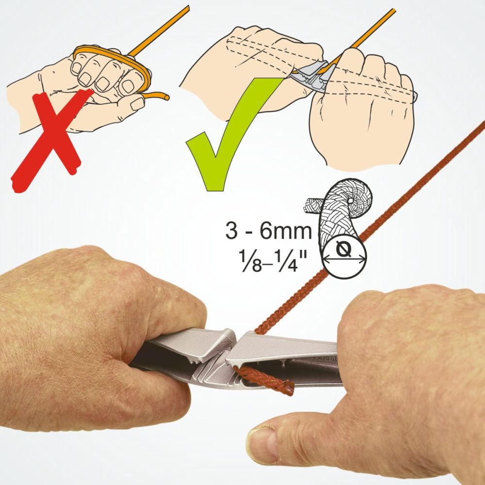 CLAMCLEAT CL262 zweihand POWER GRIP für Tau 3-6mm