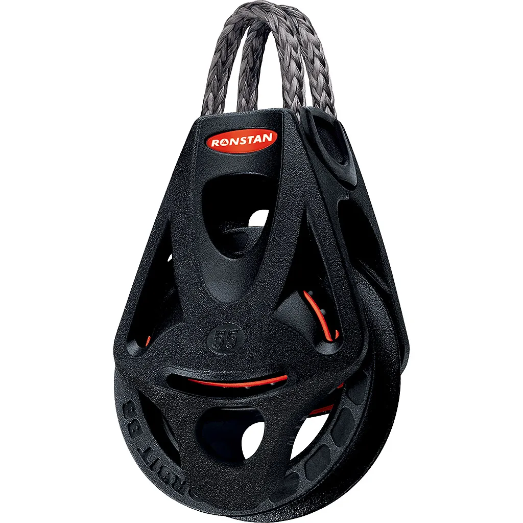 RONSTAN Serie 55 BB Orbit Block, einsch., Hundsfott, Looptop